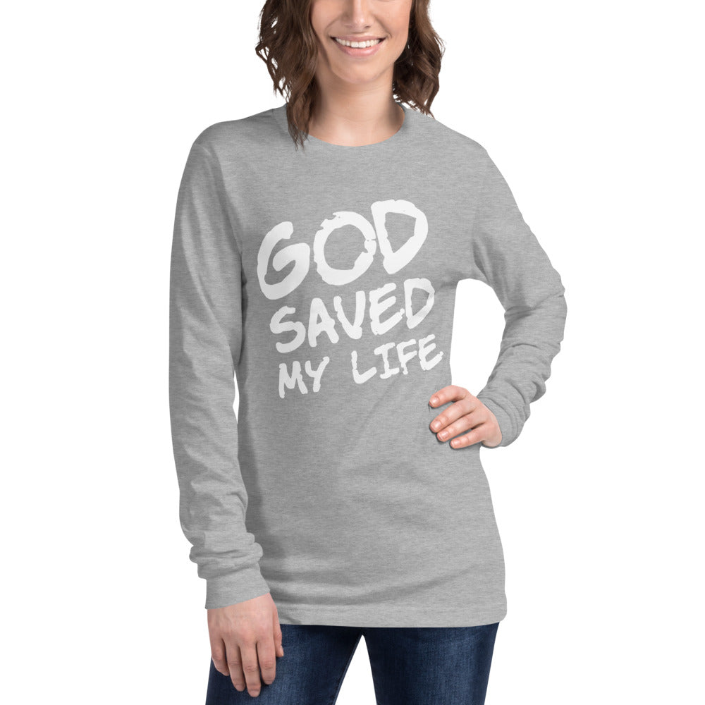GOD Saved My Life for Women Long Sleeve
